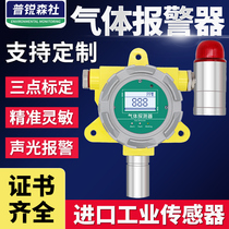 Industrial combustible gas detector transmitter ammonia methane carbon monoxide ozone hydrogen sulfide alarm sensor