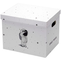 Kraft paper storage box paper File File File book storage box storage box storage household storage carton covered finishing box