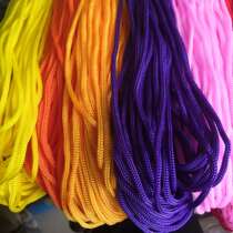 Color polypropylene rope PP thread crochet closure string nylon hollow hand woven belt drawstring wear-resistant binding rope