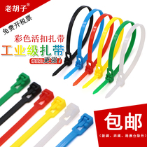 Old beard detachable live buckle tie 5 * 200mm color cable tie nylon cable tie wire storage plastic cable tie
