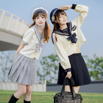 (TEA HOUSE) Minyu Gao sailor to serve JK uniform intermediate suit original blouse spring summer day Faculty Wind suit