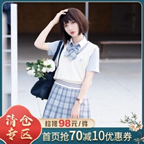 (Royal tea house)Genuine Bamboo Moon original jk uniform skirt short medium long grid skirt Spring and summer (spot) Home page to receive coupons