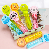 Cartoon Children Bubble Stick Blow Bubble Toy Girl Trumpet handheld machine Wholesale supplement Concentrated Liquid water Mini