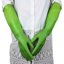 Elasticity washing rubber gloves durable beef tendons wear-resistant thickening lengthy housework cleaning laundry gloves quad pairs