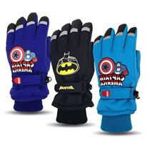 Playing ski gloves winter boys special junior high school boys cycling big boys 12-15 years old 13-14 years old windproof k