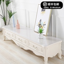 Shoe cabinet TV cabinet mat Coffee table mat PVC tablecloth Waterproof transparent table mat Rectangular soft plastic glass tablecloth