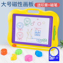 3-year-old childrens drawing board color baby screen writing erasable children magnetic graffiti children blackboard home