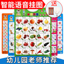 Baby audio wall chart Baby childrens voice Early education Recognition toy literacy learning artifact Pinyin alphabet Wall sticker