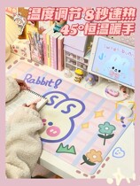 Fever Heating Table Mat Student Women Cartoon Office Desk Computer Warm Table Treasure Desk Desk Desk Warmers Heating Mouse Mat