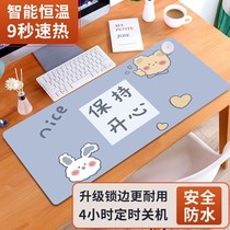 Heating Mouse Pad Super Fever Warm Table Mat Student Writing Pad Warm Hand Pad Computer Office Keyboard Mat Customizable