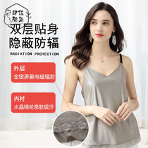 Lu Wu Lu Qi radiation protection clothing female work invisible 2021 new summer protection wearing belly pocket pregnancy pregnancy