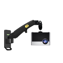 Projector wall hanger Household sofa bed head pole meter H3Z8XRSpro projection wall bracket telescopic rotating wall bracket Nut Dangbei Xiaomi Fengmi intelligent projection universal wall shelf