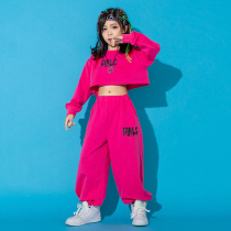 Dance Suit Children Womens 61 Street Dance Suit Girl Jazz Dance out of the girls navel show Walk Show Wave