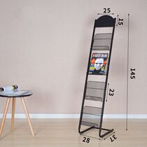 Newspapers paper racks books newspapers display data racks floor brochures vertical office simplicity