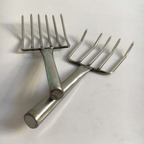 Rice shovel rake rice tooth shovel canteen tools stainless steel Rice Fork rice bean sprouts large