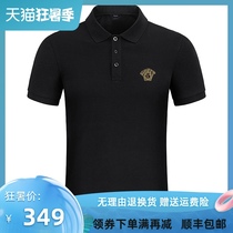 Versace Versace 21 summer new Medusa embroidery mens business POLO shirt Casual T-shirt short sleeve