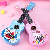 Childrens Day Gifts Wooden Guitar Toys Ukulele Beginner Small Musical Instrument Music Boys and Girls Birthday