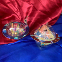 Creative new wedding candy box European transparent ball candy box with hand gift box Planet universe