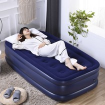  Inflatable bed Double-layer thickened air cushion Single air cushion bed Outdoor folding air bed Household double lazy bed