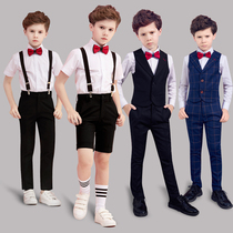 Childrens dress boy flower girl wedding boy suit summer suit host piano performance catwalk show suit New