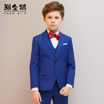 Childrens suit suit Flower girl dress Boy piano performance suit Korean version of the big boy presided over the catwalk suit jacket