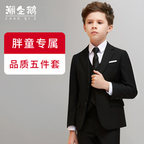 Tide penguin childrens suit suit large size boy flower girl dress Korean version of the big boy fat boy small suit jacket