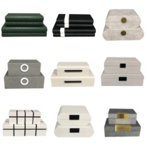 New Chinese jewelry box storage accessories box decoration model room sales office porch bedroom cloakroom soft decoration
