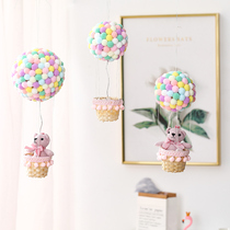 Micro-landscape layout decoration air hanging creative hot air balloon pendant Living room kindergarten Huanchuang pendant hanging