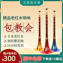 Wang Jia Biao refined professional old mahogany suona each adjustment size beginner adult starter horn instrument set