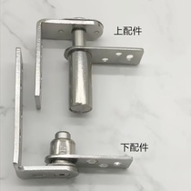 Toilet invisible door earth shaft hinge open inside and outside free double door hinge two-way cowboy door closer