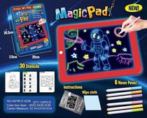 Childrens LCD drawing board small blackboard baby household graffiti painting painting hand writing board Electronic fluorescent drawing board writing board toy girl