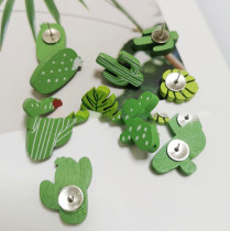 Creative office I-shaped nails pushpins cactus Cork nails green tacks decorative wall nails office fixed Cork I-shaped nails