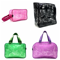 Makeup Bag Women Wash Bag Lace Bathing Bag Bathhouse Waterproof Pocket Large Capacity Bathing Bag Sports Fitness Containing Bag