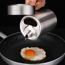 Juda 304 stainless steel thick oil pot anti-leakage oil without hanging oil soy sauce bottle large capacity kitchen household oil tank