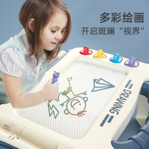 Childrens magnetic drawing board boy toy girl one-year-old baby graffiti writing board erasable bracket type toddler