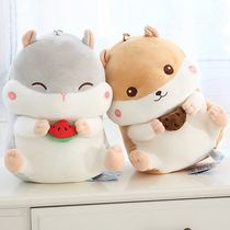 Cute Hamster plush toy Squirrel pillow doll Ragdoll mouse bed sleeping hold super cute girl doll small
