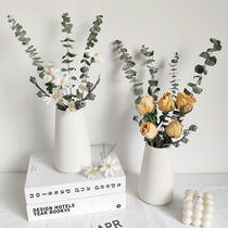 Ins dried flower bouquet decoration decoration eucalyptus leaf immortality real flower rose living room decoration starry daisy