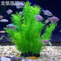 Family box landscaping decoration soft simulation water turf plant fish tank fake water grass simulation high water soft plastic water grass green