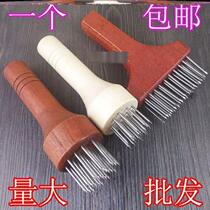 Multi-purpose meat hammer stainless steel nail tender needle steel fork bacon chicken leg chicken row nail pork skin pork skin steak needle