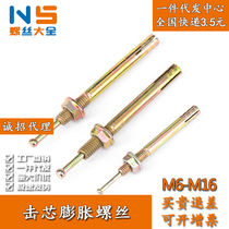 High strength core expansion screw bolt screw bolt screw gecko percussion heterosexual expansion M6M8M10M12M14M16