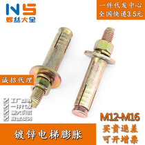Galvanized elevator expansion metal expansion screw gecko drawing wire screw bolt M12M14M16M18M20