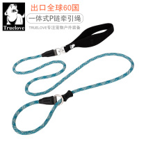 Truelove Pet Pooch Traction Rope Chain Sub Supplies P Chain Walk Dog Rope Explosion Protection for large dog gold wool in the rope