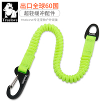 truelove Dog traction rope Medium and large dogs Explosion-proof punch Pet supplies Dog walking rope Elastic cushioning belt Dog chain