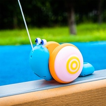 Rope snail dragging toy hand in hand to walk the fiber rope line pull toddler 1 year old baby baby