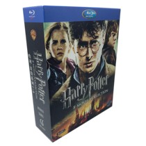 Harry Potter 1-8 set collection Complete Blu-ray disc BD HD 1080P collection edition 8 discs Children learn English