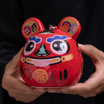 2022 Tiger piggy bank tiger mascot ornaments company New years annual meeting gift Lucky Tiger piggy bank