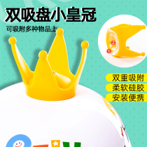 Electric Car Suction Cup Helmet Article Adornment Cute Creative Accessories Childrens Battery Motorcycle Safety Helmet Crown