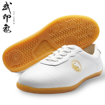 Taiji shoes womens autumn and winter beef tendon leather martial arts shoes Taijiquan shoes mens winter soft cowhide practice shoes martial impression