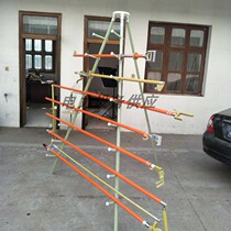 Rotary type insulation Rod tool placement rack for high-altitude operation electrical maintenance insulation hanger rack