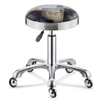 New Stainless Steel Stools Beauty Hair Shop Large Chair Large Work Swivel Lifting Hairdrestshop Chair Beauty Hair Large Bench Stainless Steel